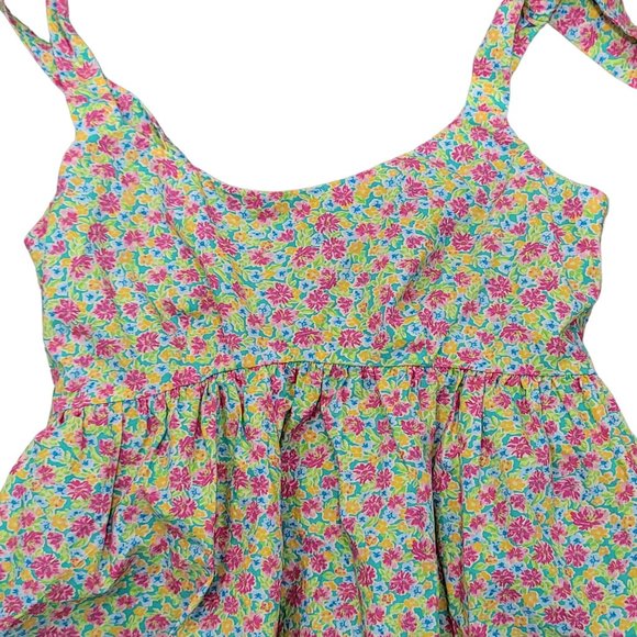 Lovers and Friends Kian Mini Dress millie bubble floral sundress dress size xs - Picture 6 of 9